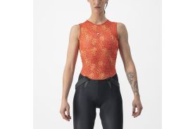 Bluza de corp fara maneci Castelli Pro Mesh 4 W SL de dama Portocaliu XS
