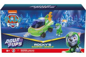 Patrula catelusilor aqua pups rocky si vehiculul de salvare sawfish