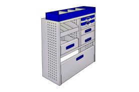 Sistem mobilier modular pe partea dreapta Provan 57-1-118-00 pentru FIAT Talento 2016, ampatament L1 (3098 mm), inaltime H1 (2493 mm)