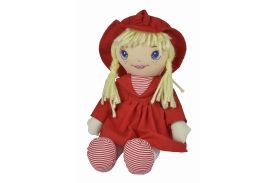 Simba papusa soft 33cm cu hainute rosii