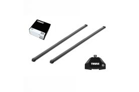 Bare transversale Thule Evo Fixpoint Squarebar pentru MERCEDES BENZ CLA (C118) 4 usi Coupe, model  2019 - prezent, Sistem cu prindere in puncte fixe