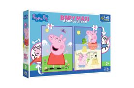 Puzzle trefl primo baby maxi 2x10 peppa pig