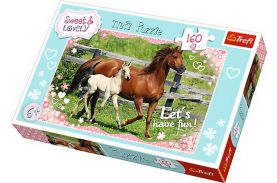 Puzzle trefl 160 cai in plimbare