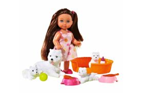 Set evi cu patru catelusi