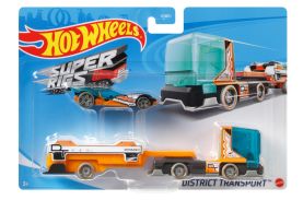 Set camion si masina sport hot wheels district transport_gRT98