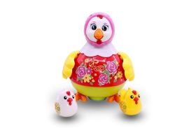 gainusa rosie dansatoare cu doi puisori