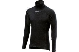 Bluza de corp cu guler Castelli Flanders Neck Warm, Negru L