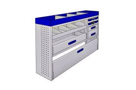 Sistem mobilier modular pe partea dreapta Provan 57-1-126-00 pentru CITROEN Jumper 2006, ampatament L2 (3450 mm), inaltime H1 (2254 mm)