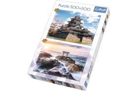 Puzzle trefl 500 si 500 castelul matsumoto