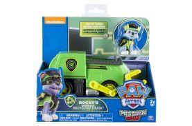 Patrula catelusilor set masina de reciclare cu figurina rocky