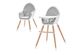 Scaun de masa kinderkraft fini, 2 in 1, grey
