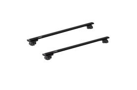 Sistem bare transversale Hakr Wing Black aluminiu pentru ALFA ROMEO 156 Crosswagon, 5 usi Estate, an fabricatie 2004 - 2007, Sistem cu prindere pe bare longitudinale, picior HK0345