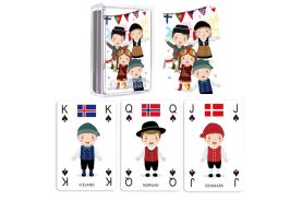 Carti de joc royal din plastic educative 3in1 invata despre tarile europei