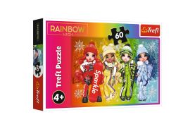 Puzzle trefl 60 rainbow high papusile jucause