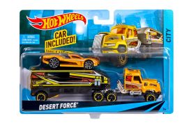 Set camion si masina sport hot wheels desert force_CgC23
