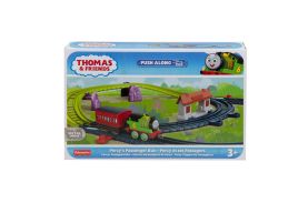Thomas set de joaca cu locomotiva push along percy si accesorii