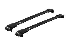 Bare transversale Thule Edge Raised Rail Wingbar Edge Black pentru AUDI A6 Allroad 5 usi Estate, model 2019 - prezent, Sistem cu prindere pe bare longitudinale