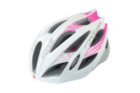 Casca Force Cobra alb/roz/gri L-XL (58-63 cm)