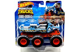 Hot wheels monster truck big rigs masinuta metalica cu 6 roti rhinomite scara 1:64