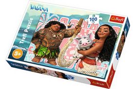 Puzzle trefl 100 vaiana cu prietenii