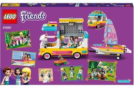 Lego friends furgoneta de camping si barca cu panze 41681