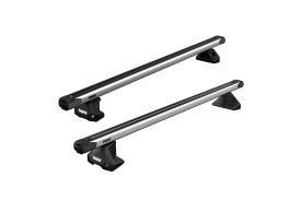 Bare transversale Thule Evo Clamp Slidebar pentru PEUGEOT 3008, 5 usi SUV, model 2024 - prezent (Without Flush Railing), Sistem cu prindere pe plafon normal
