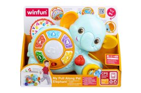 Winfun jucarie de tras elefant cu sunete si lumini