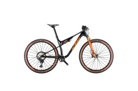 Bicicletă MTB full suspension KTM Scarp Master – carbon 95mm, FOX Factory, Shimano XT 12v, 10.9 kg