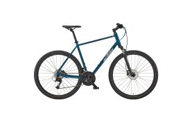 Bicicletă trekking KTM X-Life Road D43 – aluminiu, Shimano 27v, disc hidraulic, Schwalbe Smart Sam