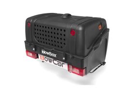 Cutie portbagaj pe carligul de remorcare Towbox V1 DOG Negru