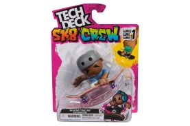 Tech dech sk8 crew pachet placa si figurina 9.6cm casca gri