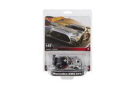 Hot wheels premium real riders masinuta metalica mercedes amg gt3 scara 1:43
