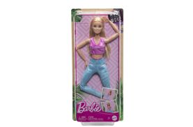 Papusa barbie made to move blonda cu top mov