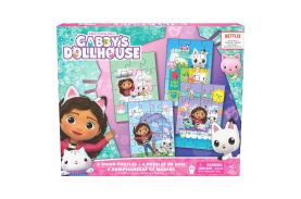 Gabbys dollhouse set 4 puzzle din lemn