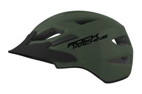 Casca copii Rock Machine F.L.Y. verde inchis XXS-XS (47-52 cm)