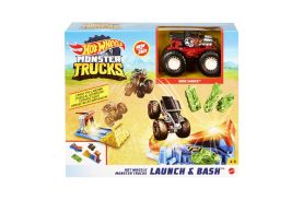 Hot wheels monster truck lansator si masina