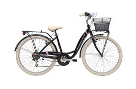 Bicicleta Adriatica Panda 26 Lady 6V Negru Mat 42 cm