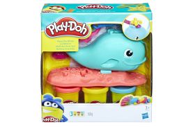 Play doh balena albastra