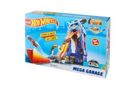 garaj hot wheels cu pista de lansare