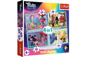 Puzzle trefl 4in1 troli in concert