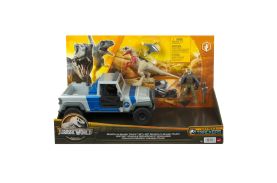 Jurassic world dino trackers set camioneta search and smash si dinozaur atrociraptor
