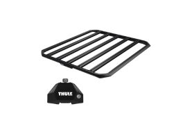 Sistem Grilaj Thule Caprock XL tip platforma pentru PEUGEOT Traveller 5 usi Bus, model 2016 - prezent, Sistem cu prindere in puncte fixe