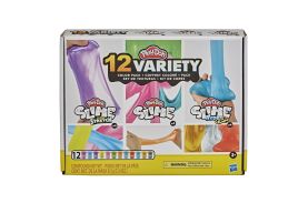 Play-doh set 12 slime-uri cu diferite culori si texturi