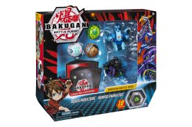 Bakugan set de lupta cu 5 bile aquos nobilious si darkus krakelios