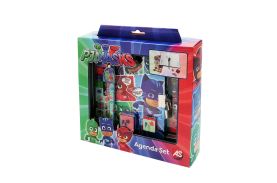 Set agenda si accesorii eroi in pijamale