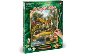 Kit pictura pe numere schipper casuta veche englezeasca