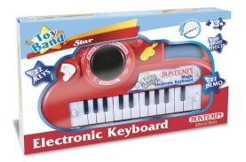 Bontempi orga electronica rosie cu efecte luminoase