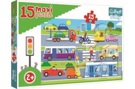 Puzzle trefl 15 maxi vehicule in oras