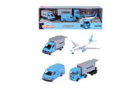 Majorette set 4 vehicule metalice de transport maersk