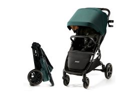 Carucior sport, ultra compact, kinderkraft mitzy, 0-22 kg, jade green
